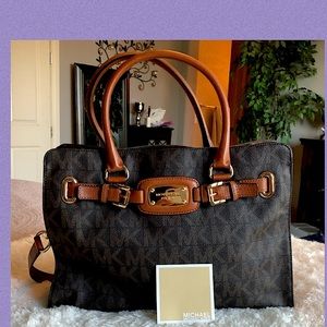 NWOT Michael Kors large Hamilton bag